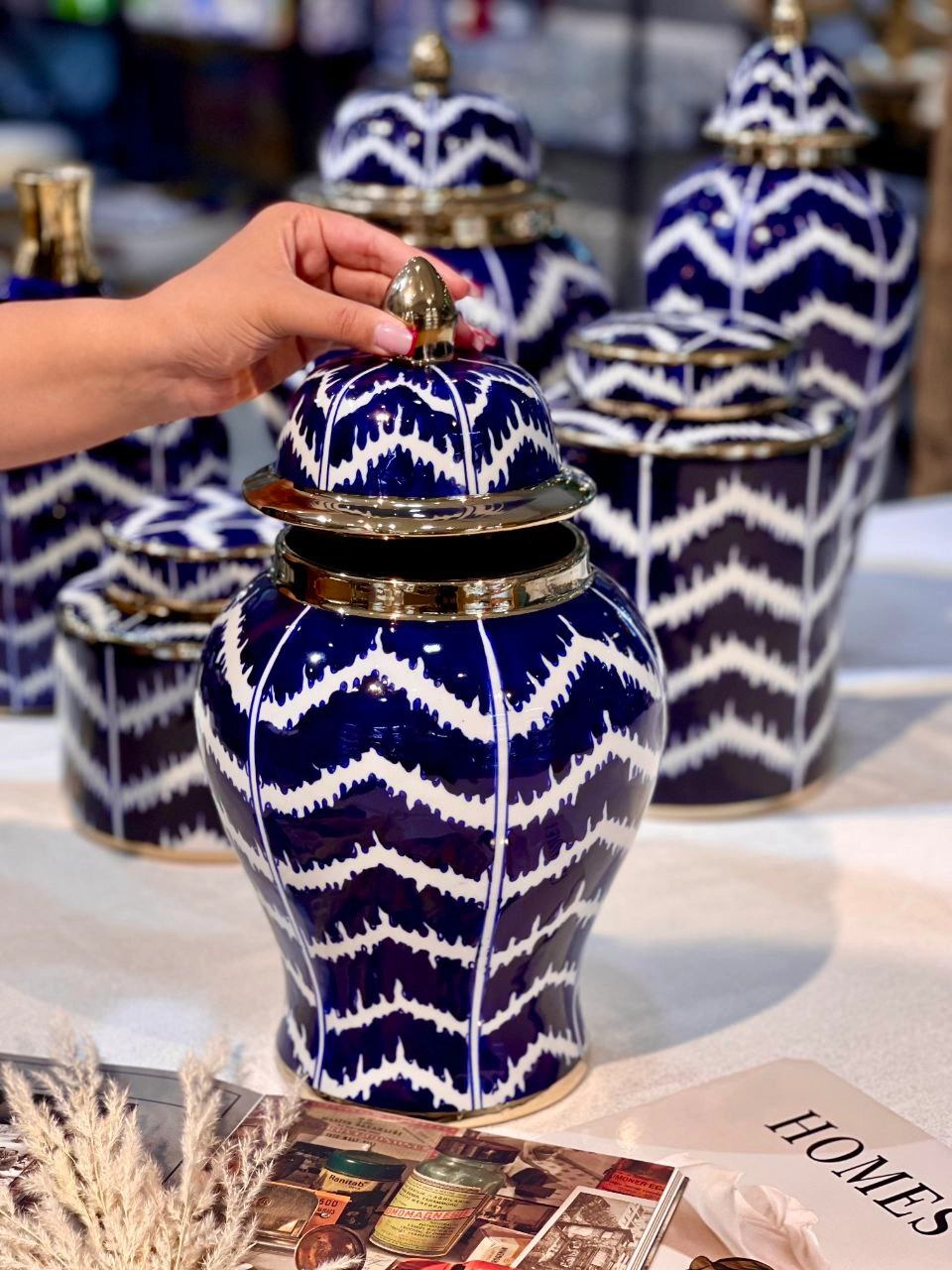 سری کامل جار کاپ و جینجر Hazel محصول وارداتی