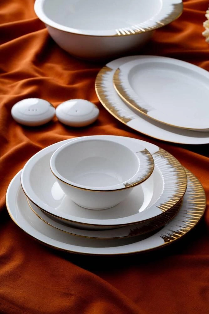 سرویس غذا 6 نفره 29 پارچه Sherry gold محصول acar ترکیه