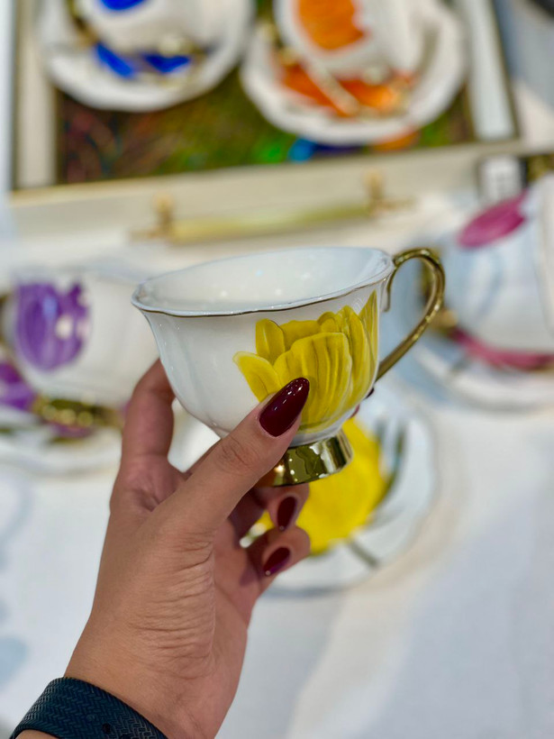 ست چای خوری و قهوه خوری lilyum محصول acar ترکیه