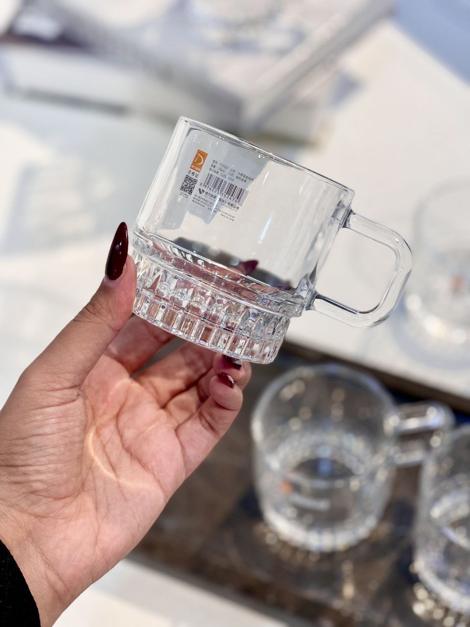 فنجان چای خوری محصول وارداتی Deli Glass