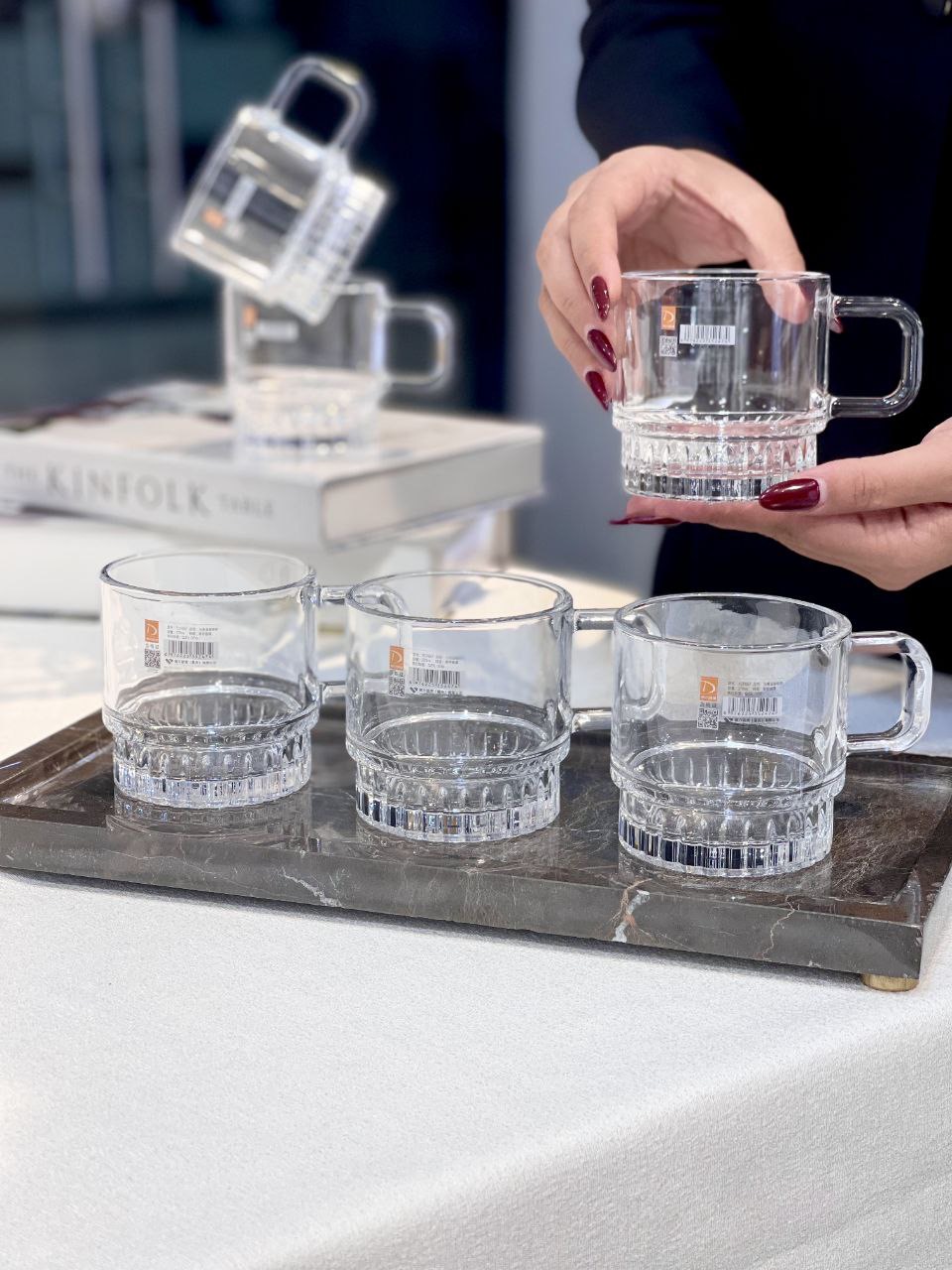 فنجان چای خوری محصول وارداتی Deli Glass