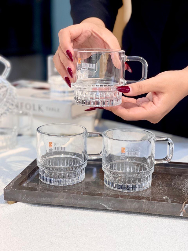 فنجان چای خوری محصول وارداتی Deli Glass