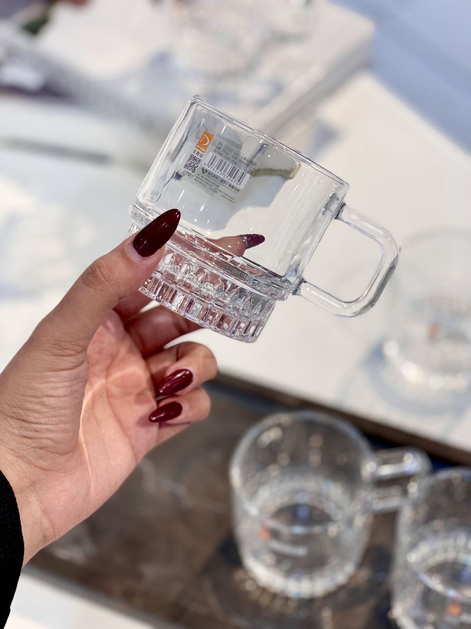 فنجان چای خوری محصول وارداتی Deli Glass