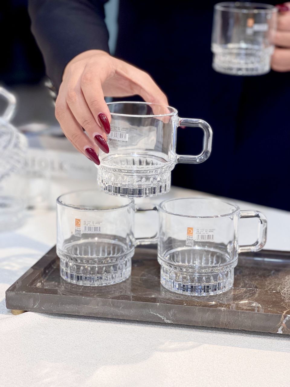 فنجان چای خوری محصول وارداتی Deli Glass
