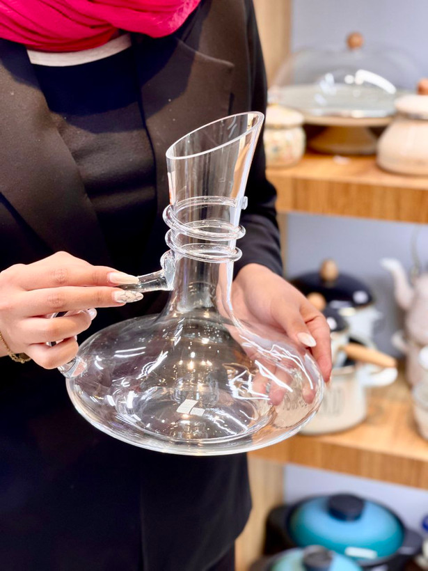 پارچ و تنگ کف پهن Chcloud Decanter محصول وارداتی Deli Glass