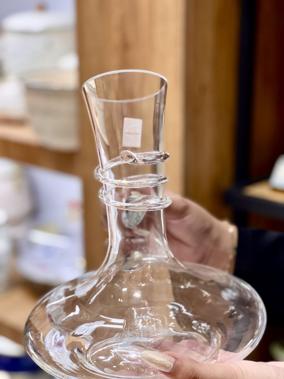 پارچ و تنگ کف پهن Chcloud Decanter محصول وارداتی Deli Glass