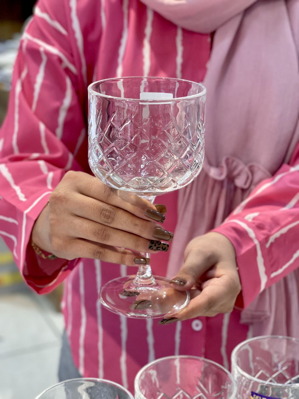 دسر و بستنی خوری دیواره بلند Reese محصول وارداتی Deli Glass