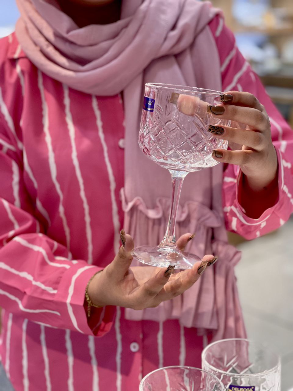 دسر و بستنی خوری دیواره بلند Reese محصول وارداتی Deli Glass