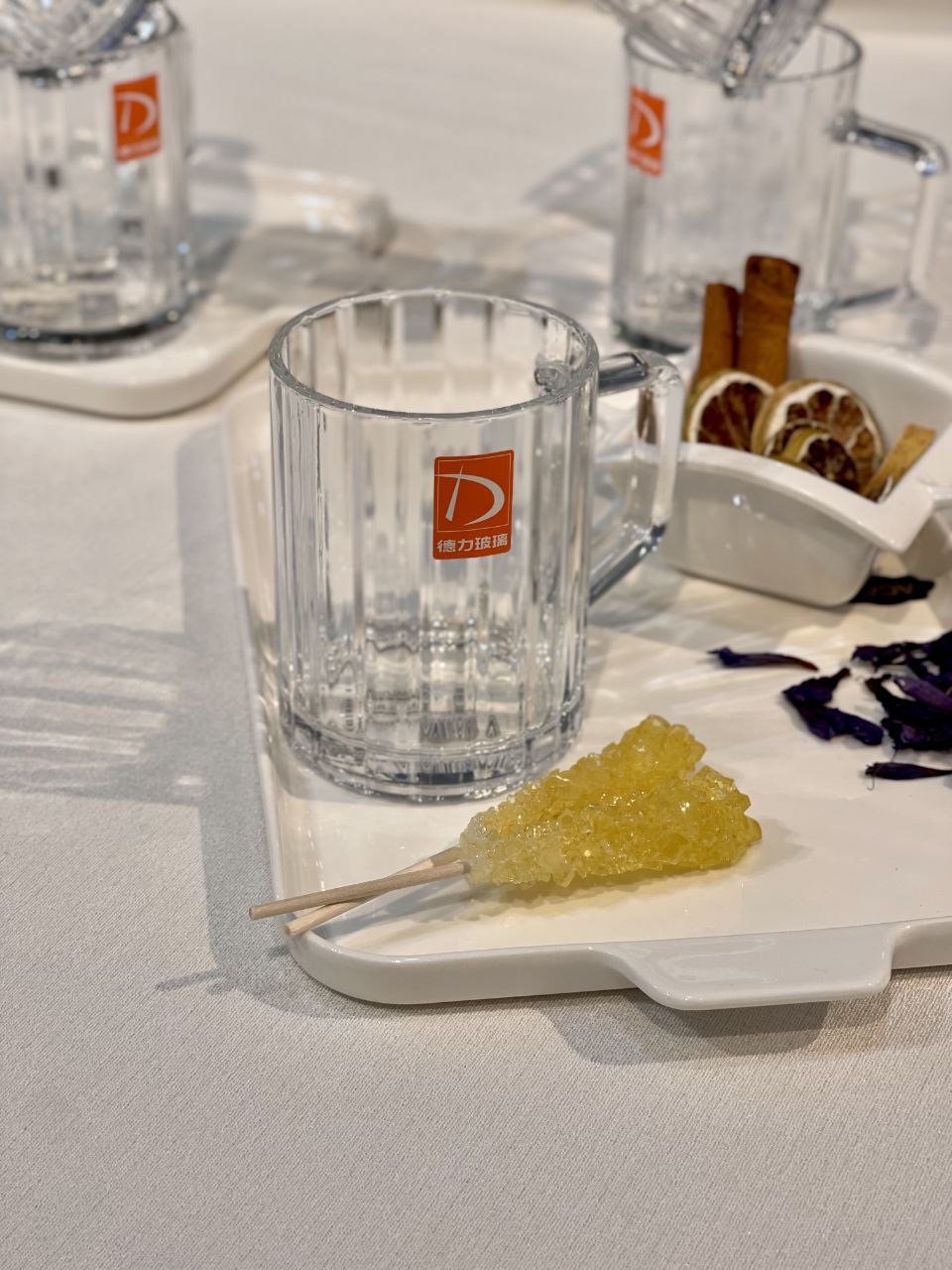 ماگ و فنجان Mu lin محصول وارداتی Deli Glass