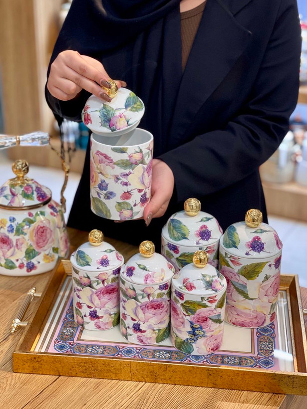 ست پذیرایی از کالکشن Rose Delux محصول miss betty ترکیه