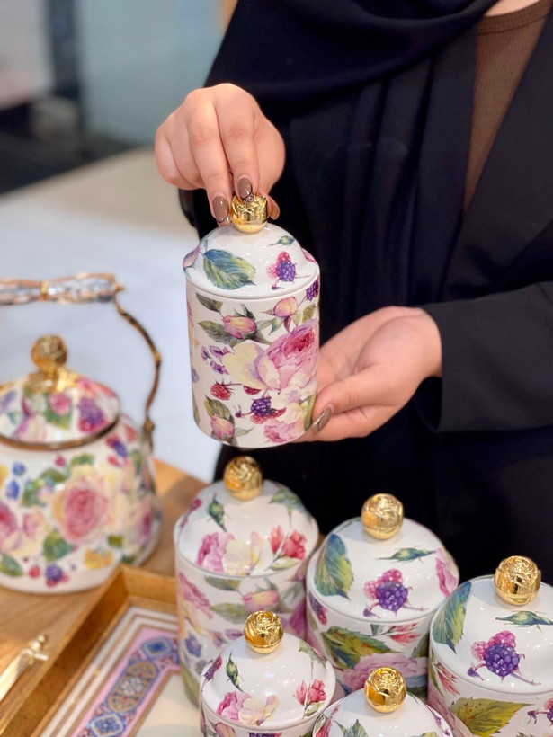 ست پذیرایی از کالکشن Rose Delux محصول miss betty ترکیه