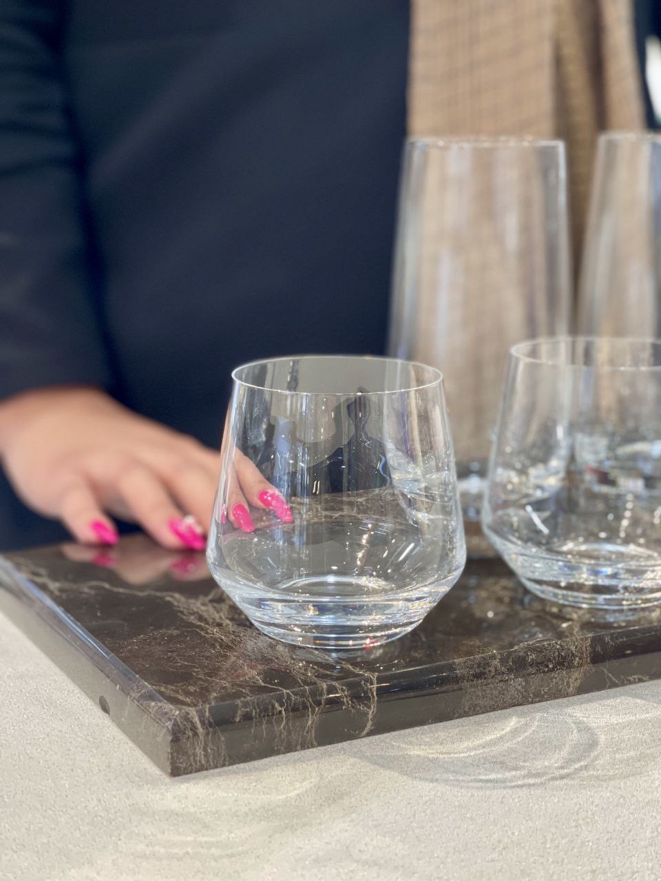 لیوان و نیم لیوان Alegra محصول وارداتی Deli Glass