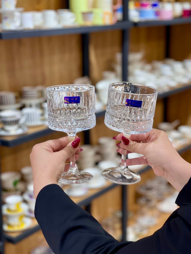 دسر و بستنی خوری تراشدار Reese محصول وارداتی Deli Glass