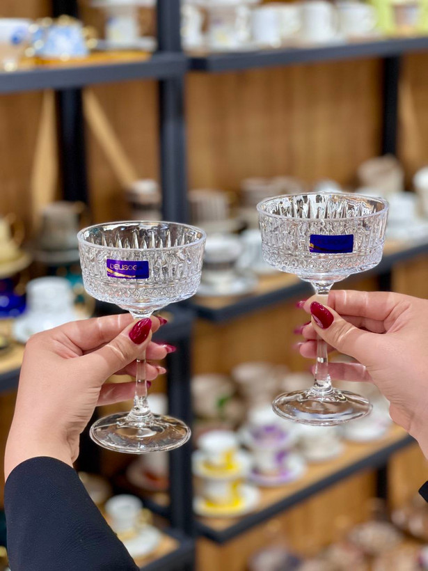 دسر و بستنی خوری تراشدار Reese محصول وارداتی Deli Glass