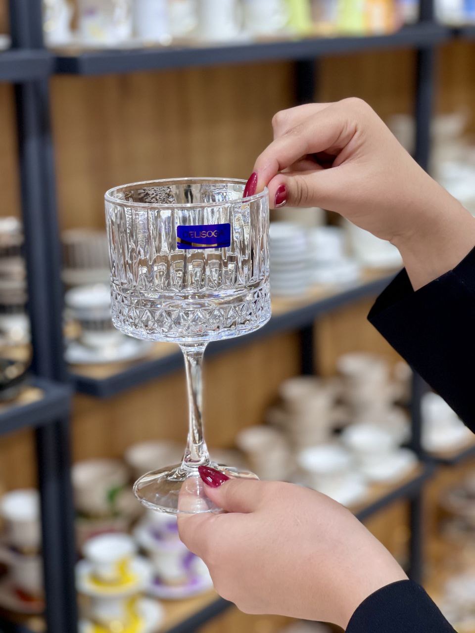 دسر و بستنی خوری تراشدار Reese محصول وارداتی Deli Glass