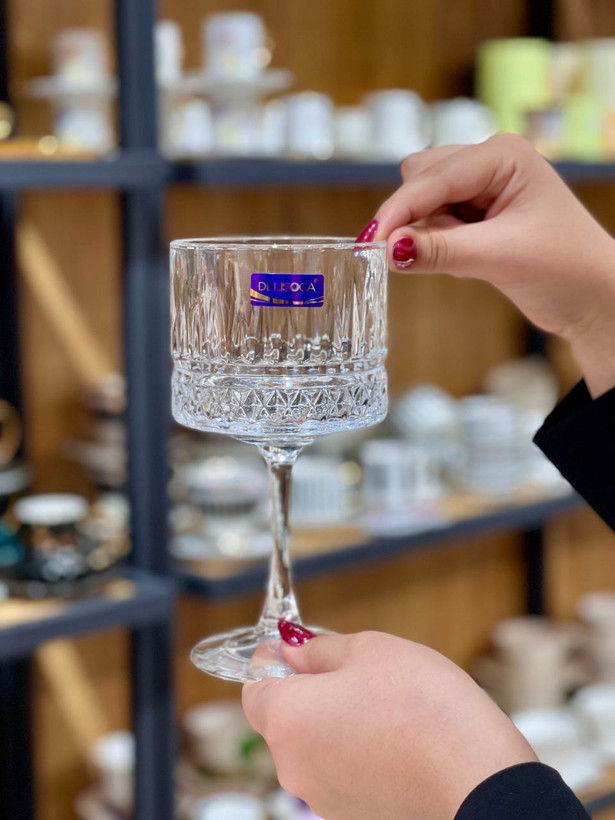 دسر و بستنی خوری تراشدار Reese محصول وارداتی Deli Glass