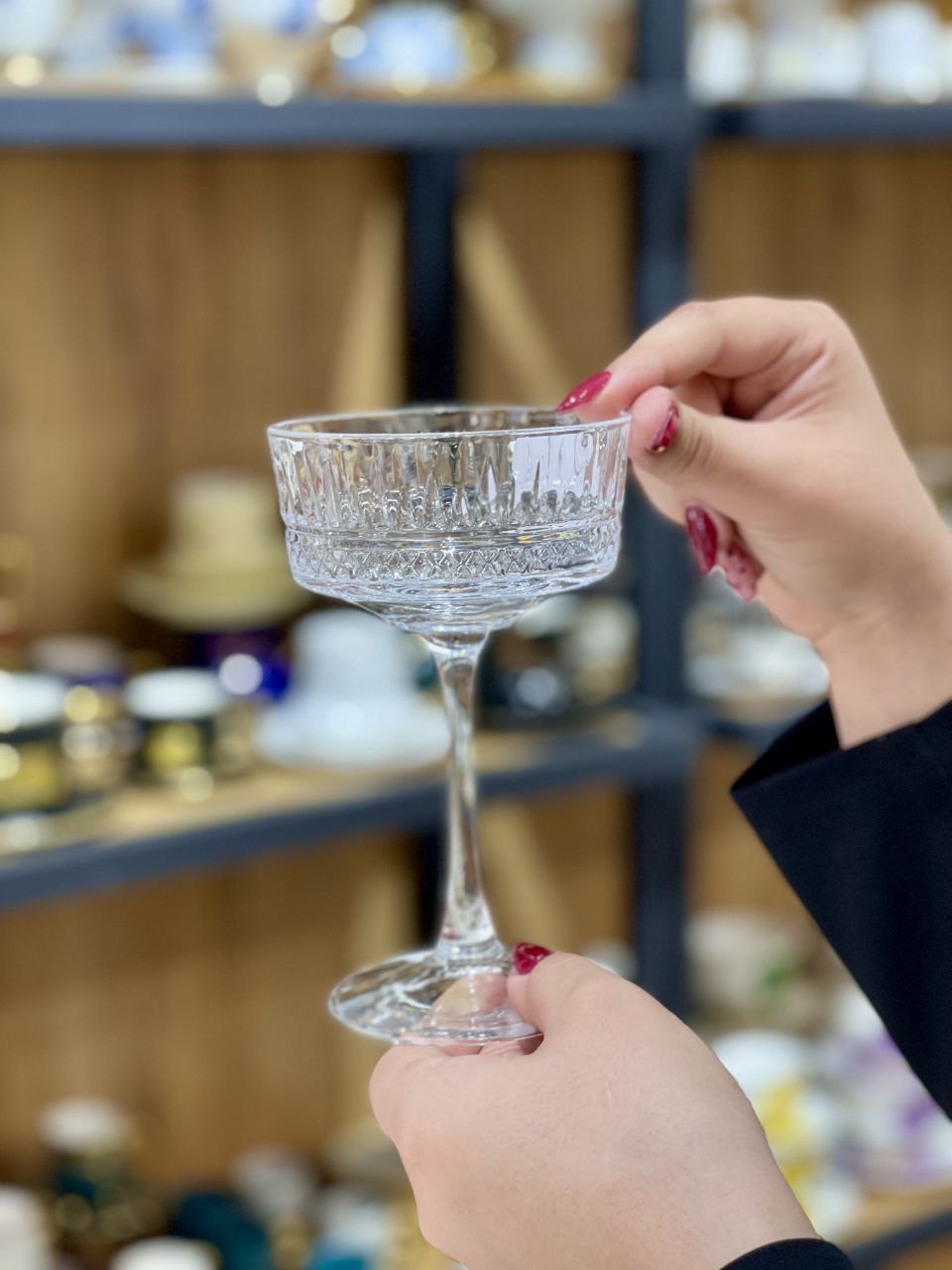 دسر و بستنی خوری تراشدار Reese محصول وارداتی Deli Glass