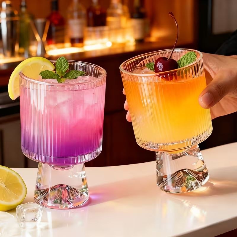 سه مدل دسر خوری پایه دار محصول وارداتی Deli Glass
