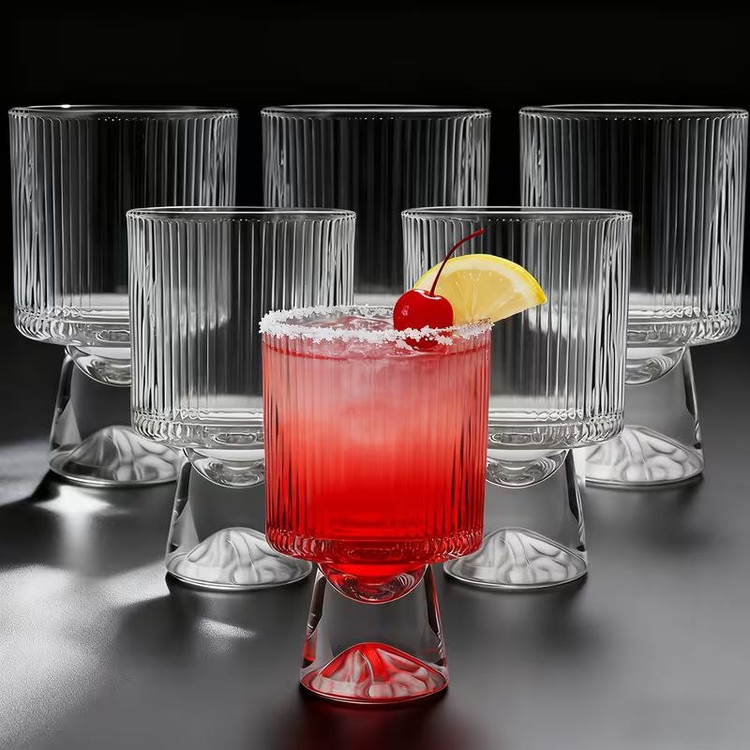 سه مدل دسر خوری پایه دار محصول وارداتی Deli Glass