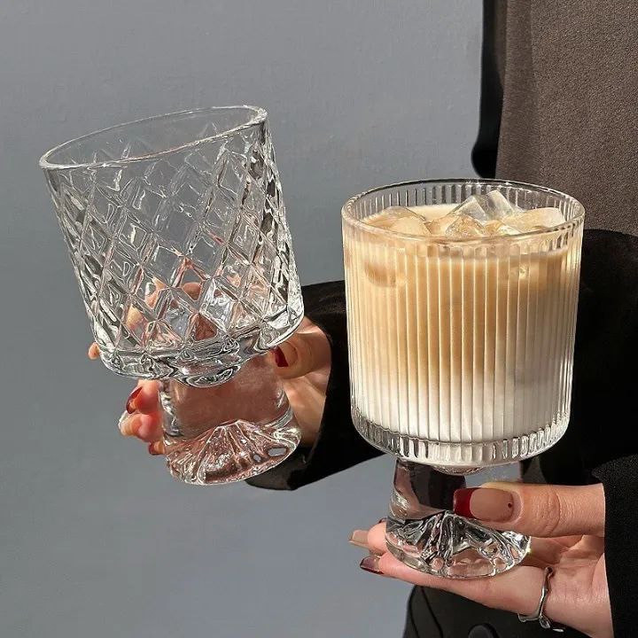 سه مدل دسر خوری پایه دار محصول وارداتی Deli Glass