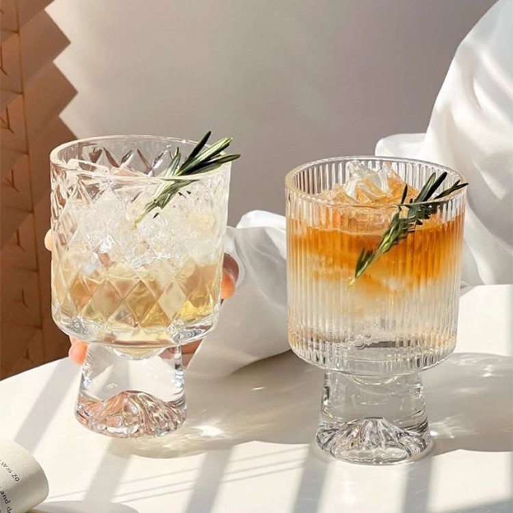 سه مدل دسر خوری پایه دار محصول وارداتی Deli Glass
