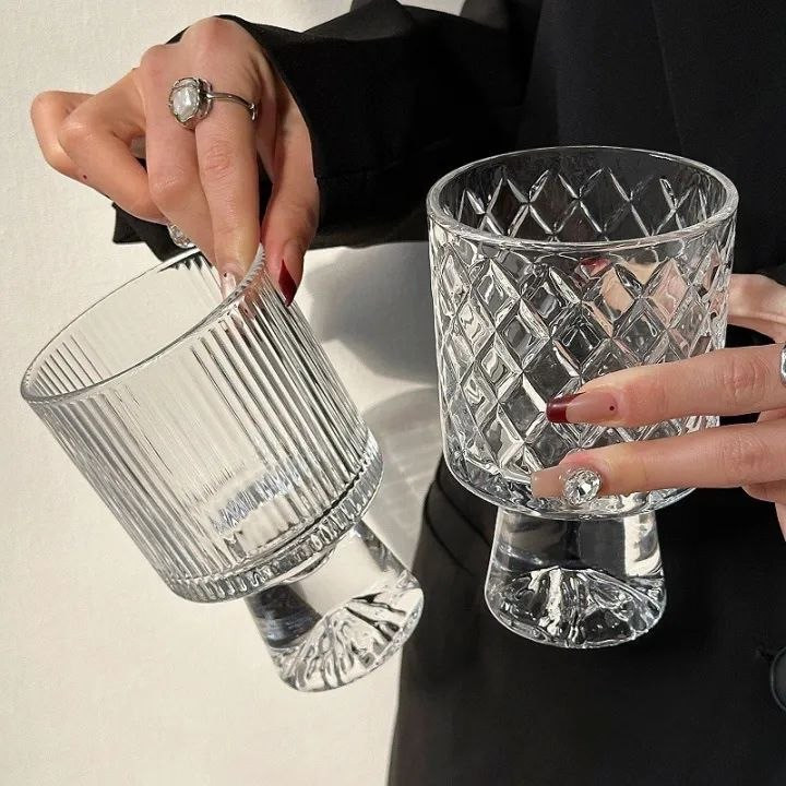سه مدل دسر خوری پایه دار محصول وارداتی Deli Glass