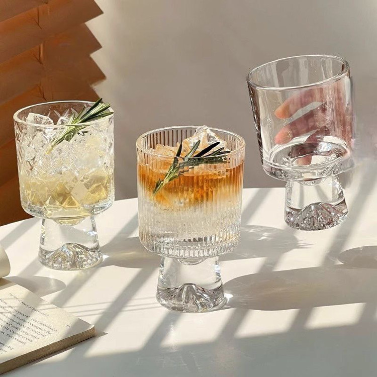 سه مدل دسر خوری پایه دار محصول وارداتی Deli Glass