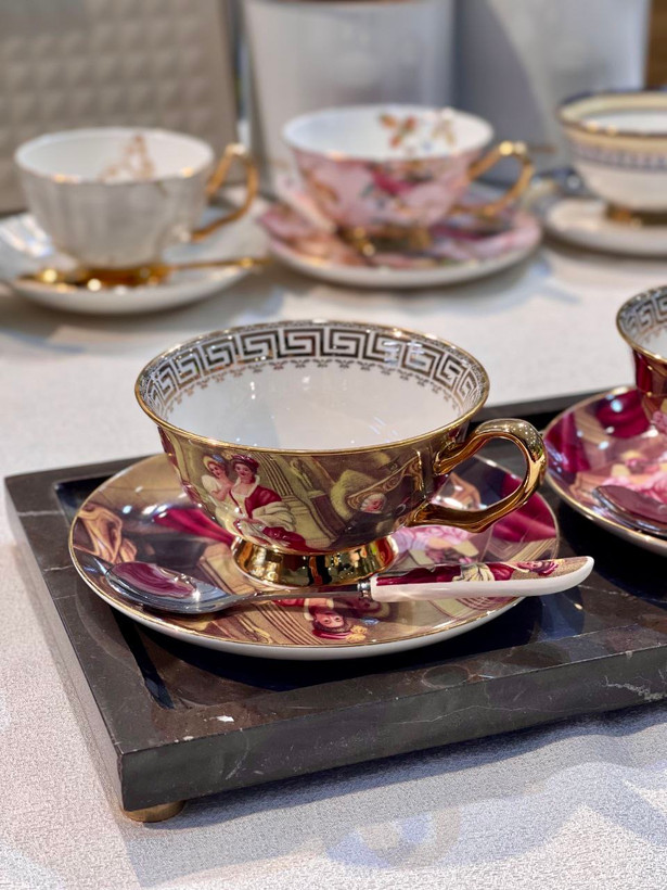 ست چای خوری انگلیسی شش پارچه محصول وارداتی