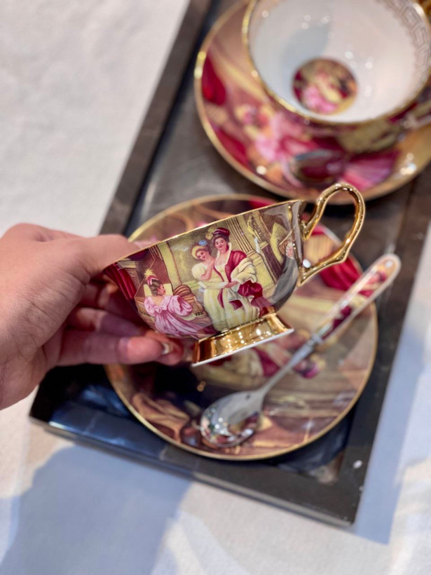 ست چای خوری انگلیسی شش پارچه محصول وارداتی