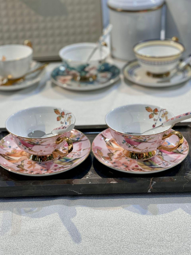 ست چای خوری انگلیسی شش پارچه محصول وارداتی