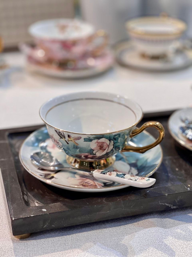 ست چای خوری انگلیسی شش پارچه محصول وارداتی