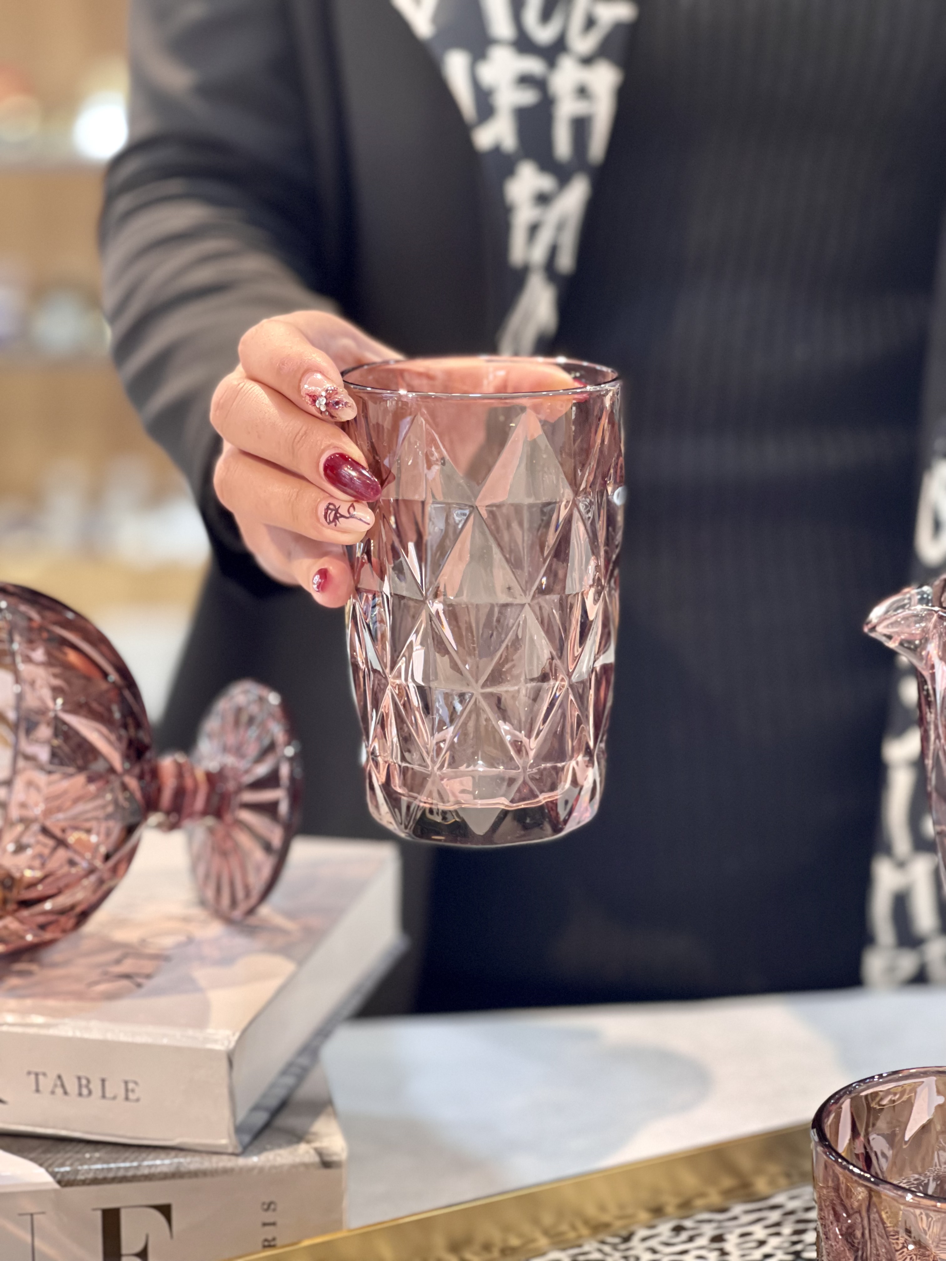 سری کامل ست پذیرایی رنگی DIAMOND