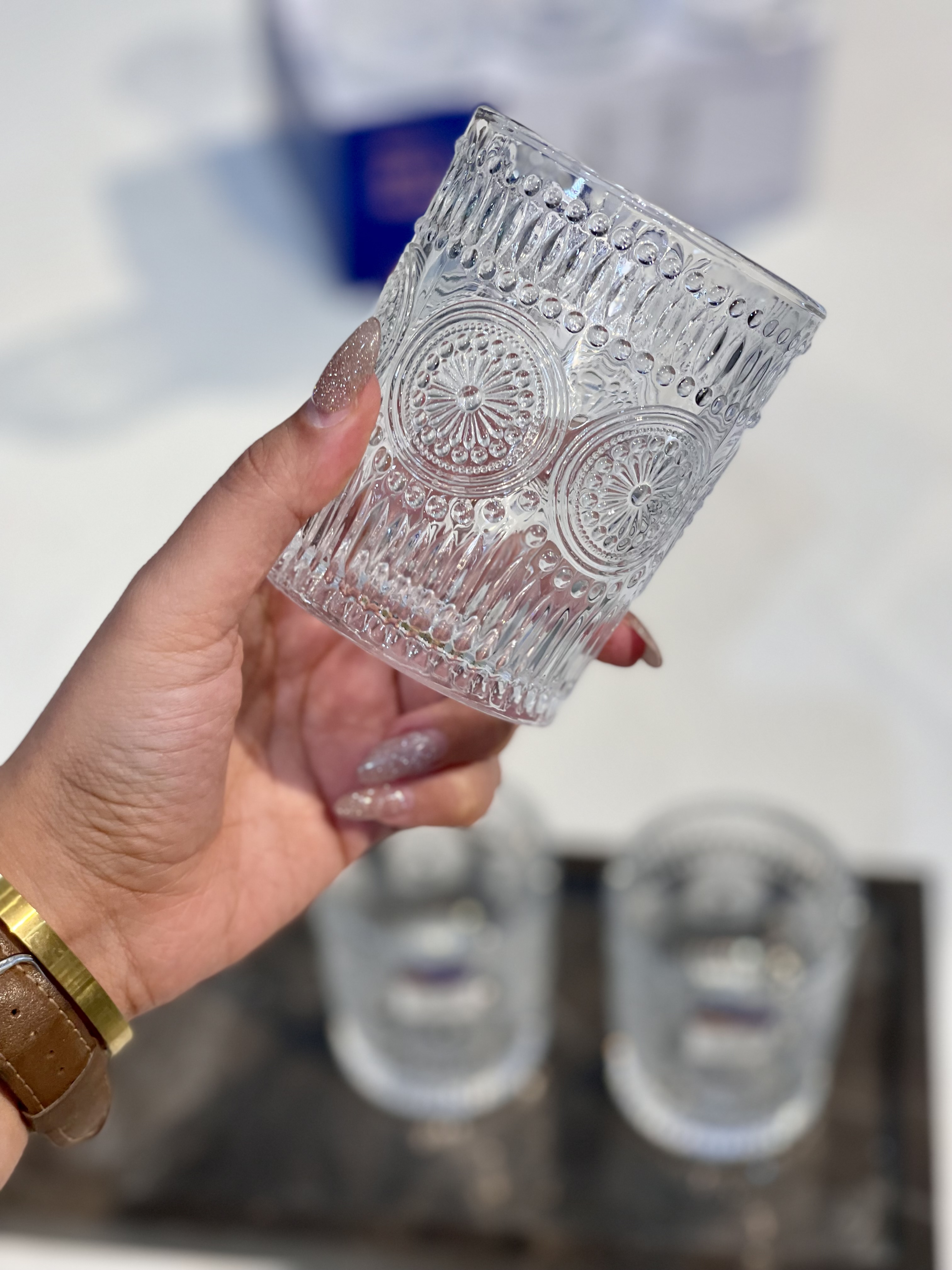 لیوان تراشدار zara محصول deli glass