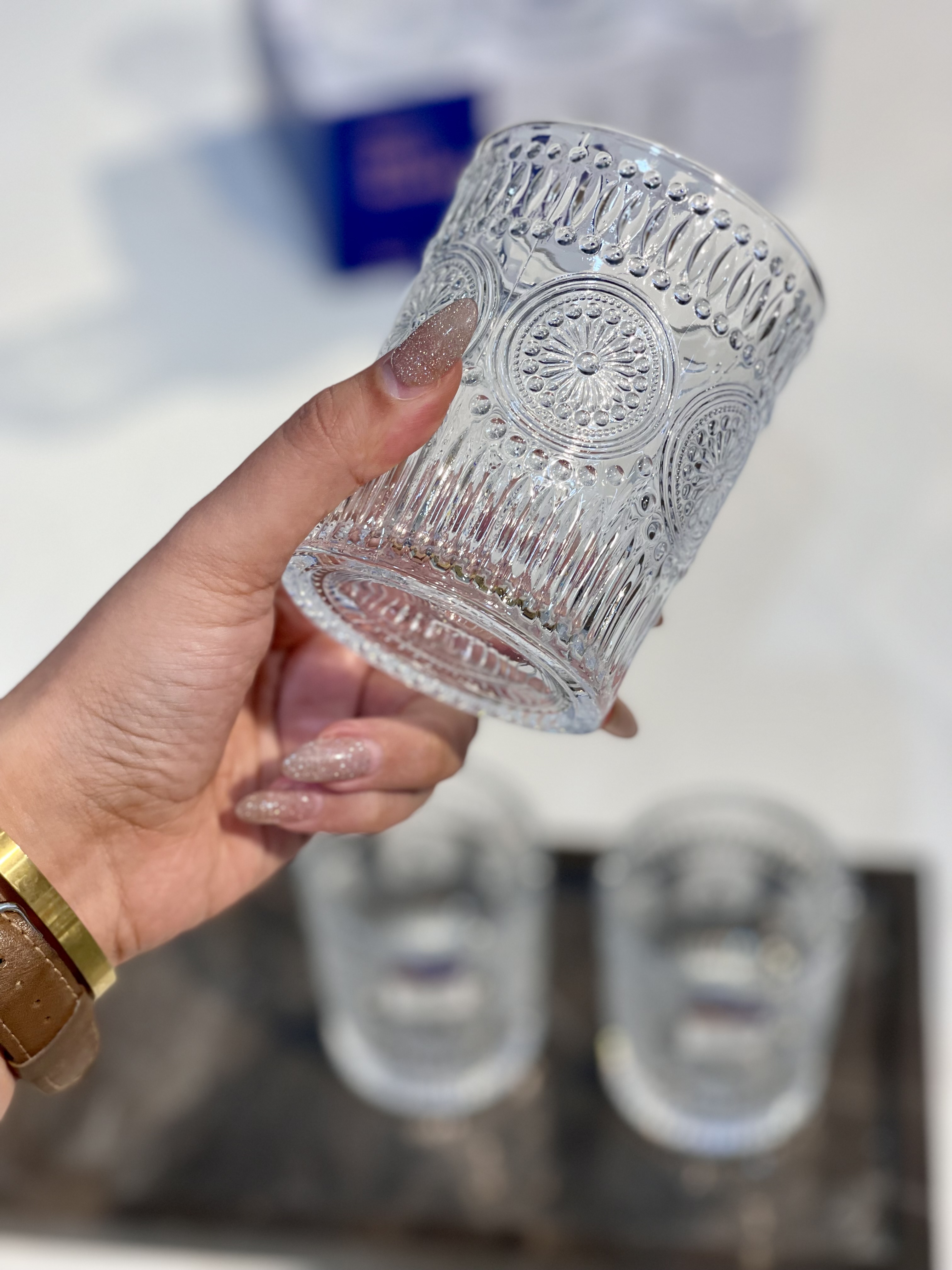 لیوان تراشدار zara محصول deli glass