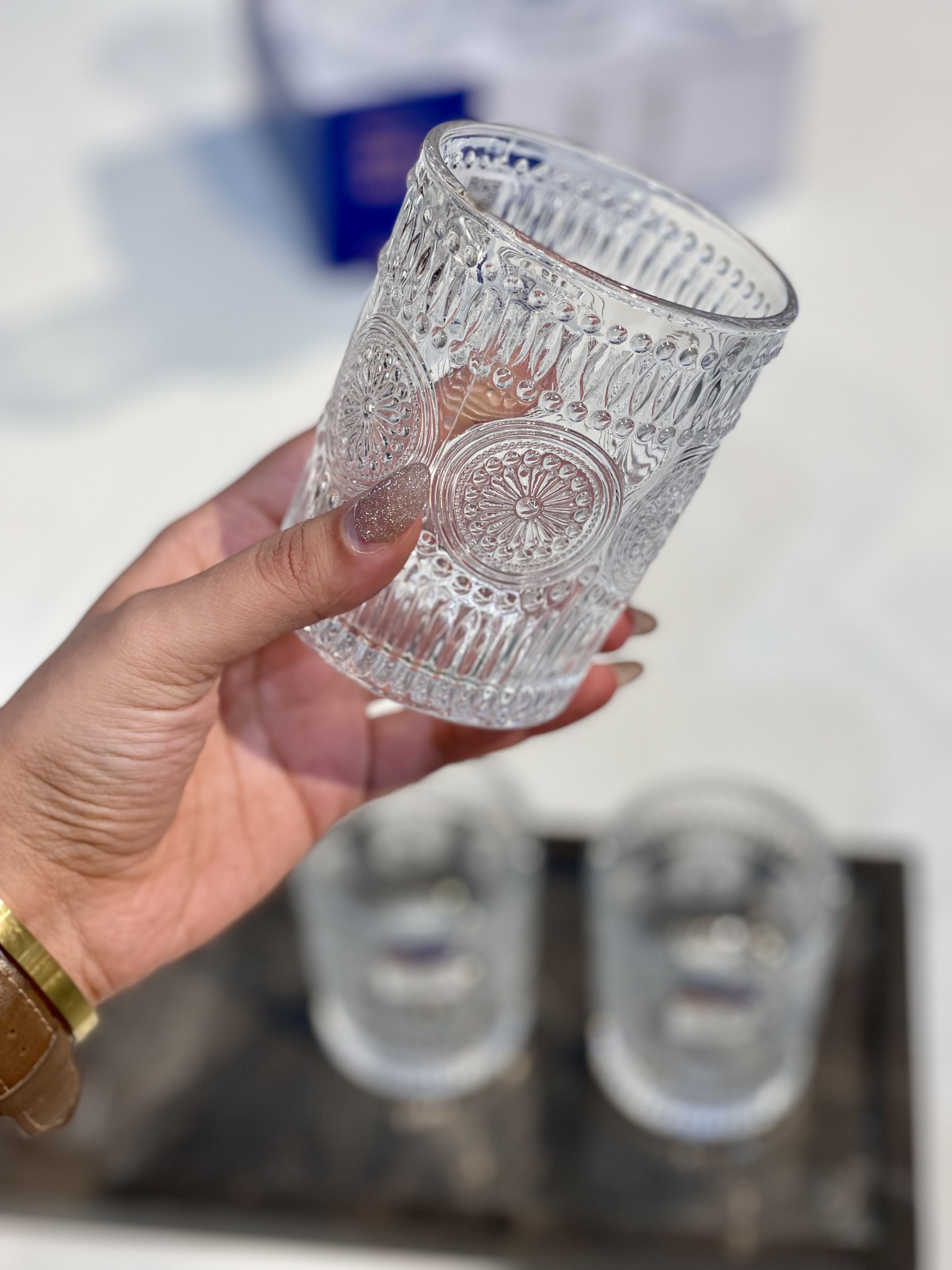 لیوان تراشدار zara محصول deli glass