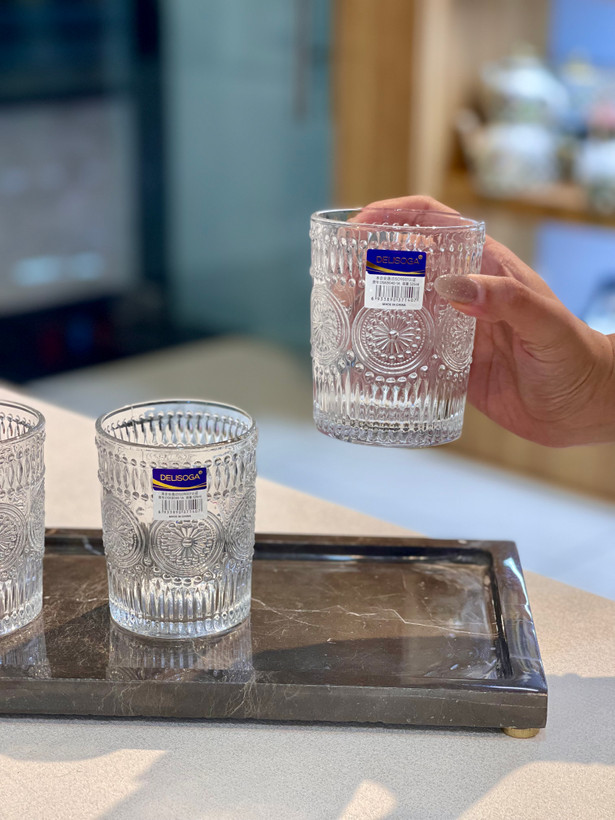لیوان تراشدار zara محصول deli glass