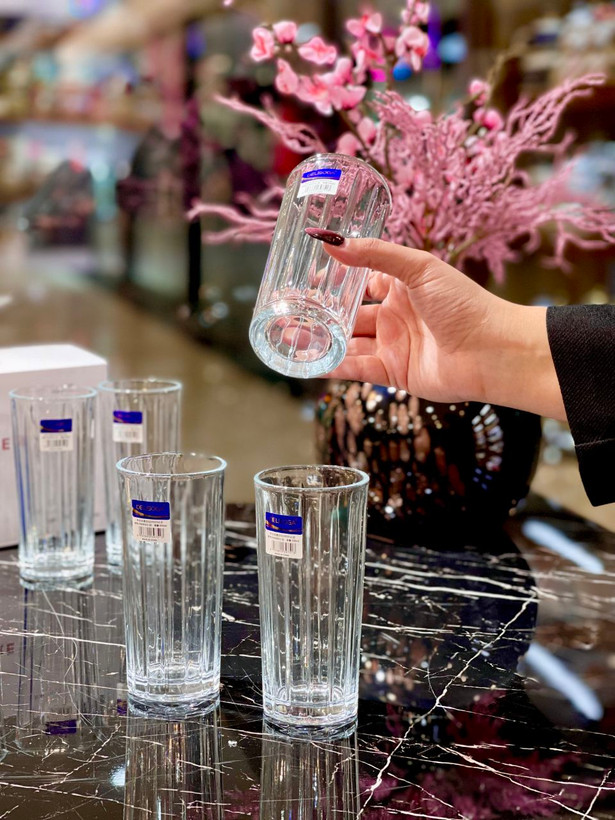 لیوان بلند Let premium محصول وارداتی Deli Glass