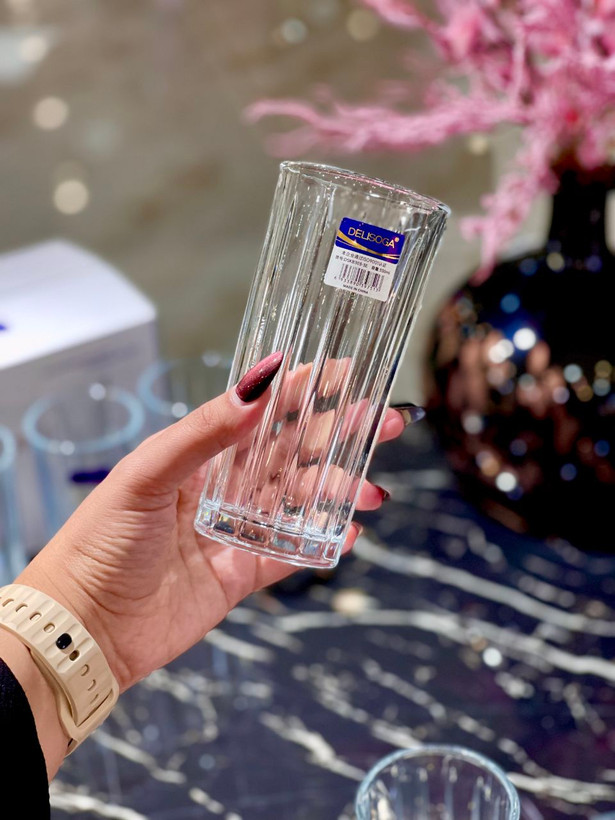 لیوان بلند Let premium محصول وارداتی Deli Glass