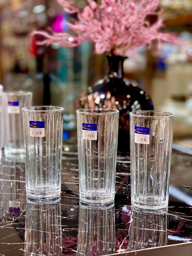 لیوان بلند Let premium محصول وارداتی Deli Glass