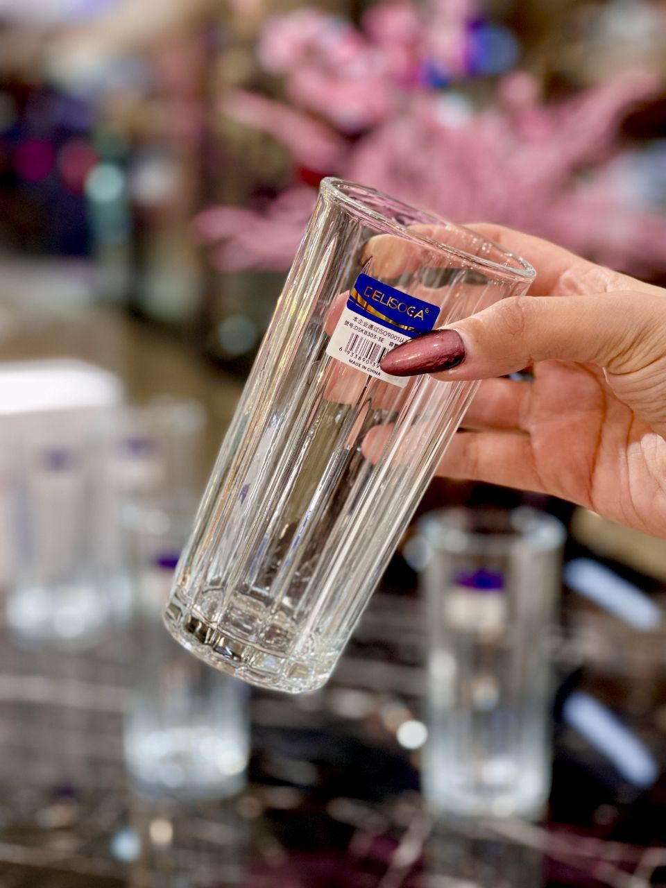 لیوان بلند Let premium محصول وارداتی Deli Glass