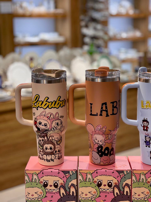 تامبلر و تراول ماگ استیل استنلی اورجینال مدل LABUBU