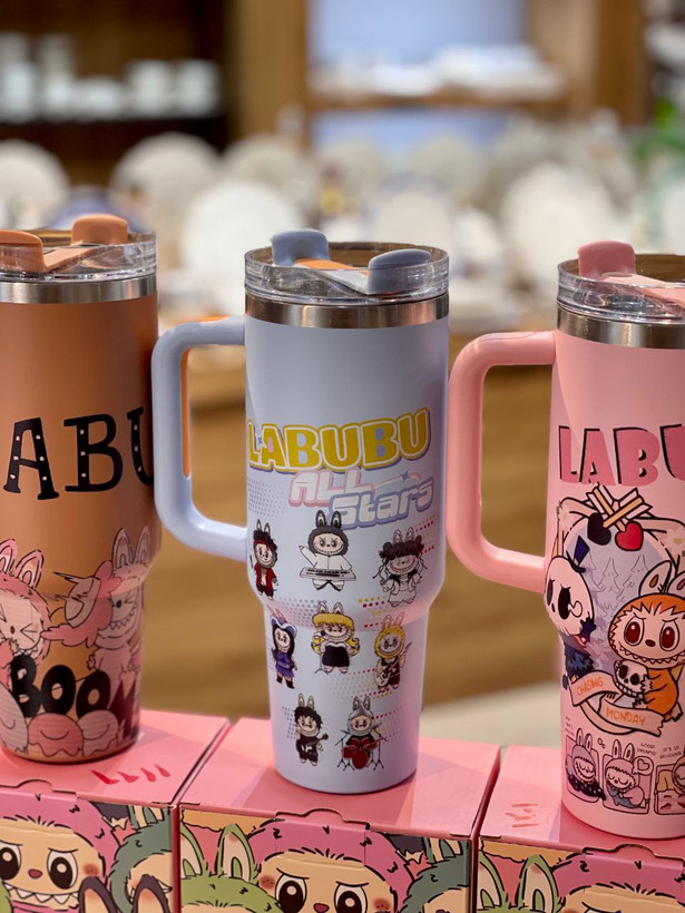 تامبلر و تراول ماگ استیل استنلی اورجینال مدل LABUBU