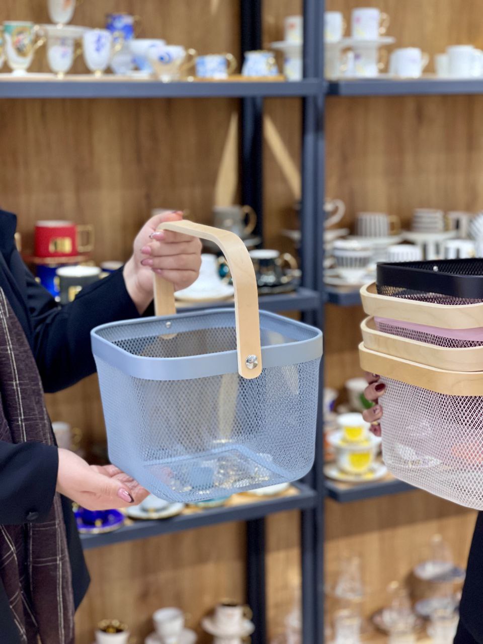 سبد فلزی همه کاره وارداتی طرح ikea