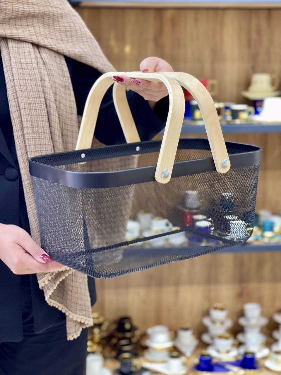 سبد فلزی همه کاره وارداتی طرح ikea