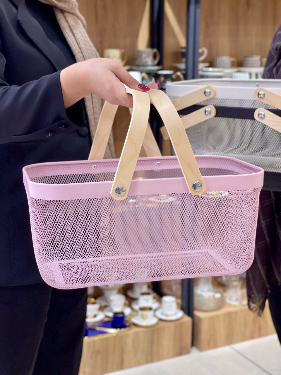 سبد فلزی همه کاره وارداتی طرح ikea