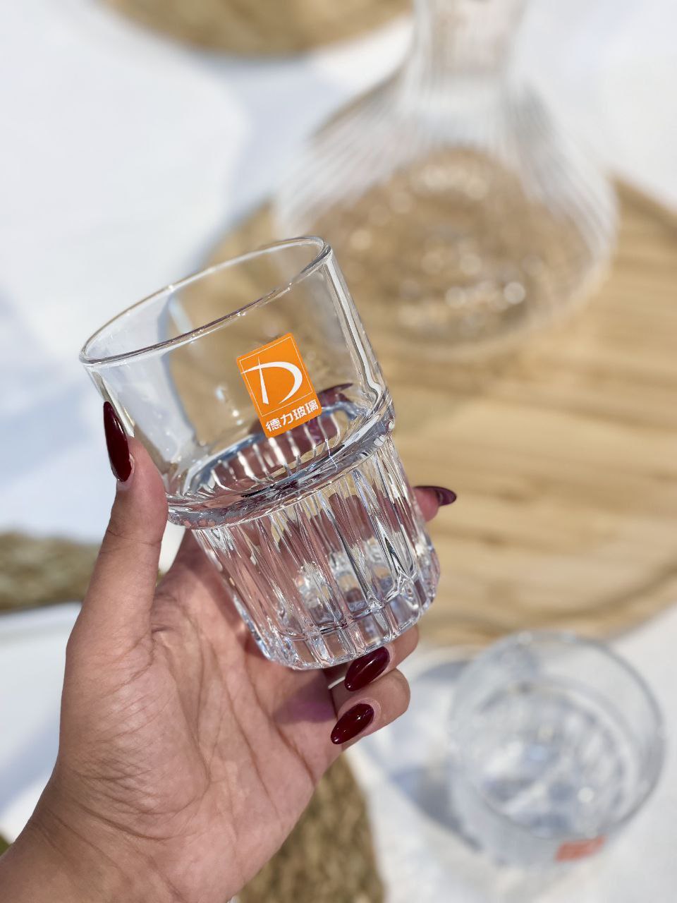 لیوان و نیم لیوان Cascading محصول وارداتی Deli Glass