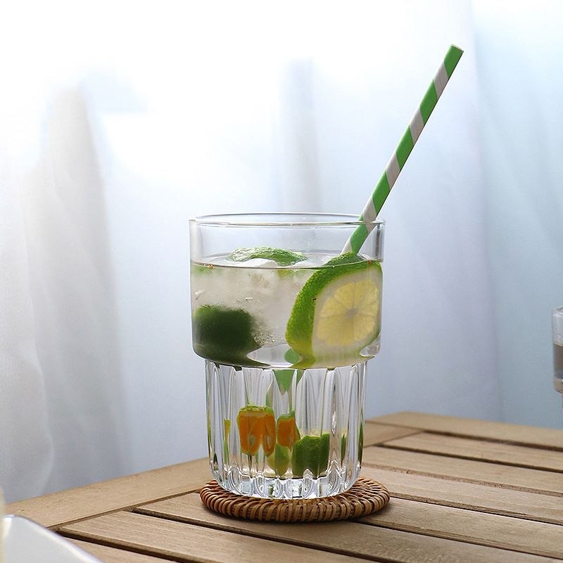 لیوان و نیم لیوان Cascading محصول وارداتی Deli Glass