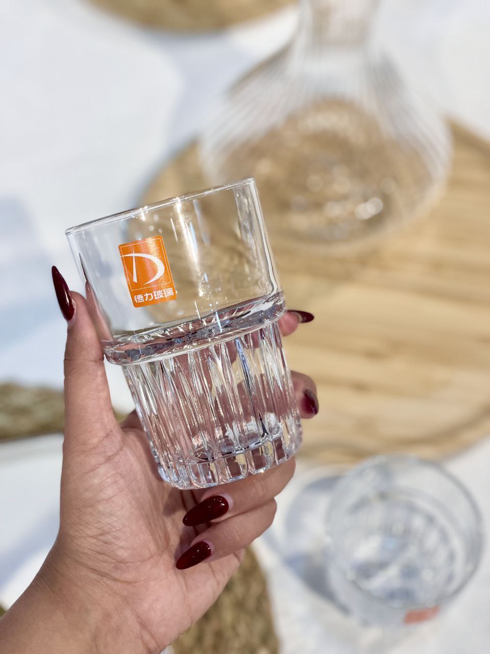 لیوان و نیم لیوان Cascading محصول وارداتی Deli Glass