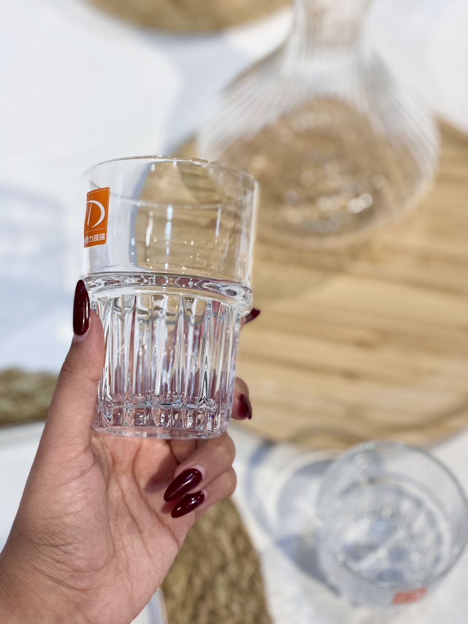 لیوان و نیم لیوان Cascading محصول وارداتی Deli Glass