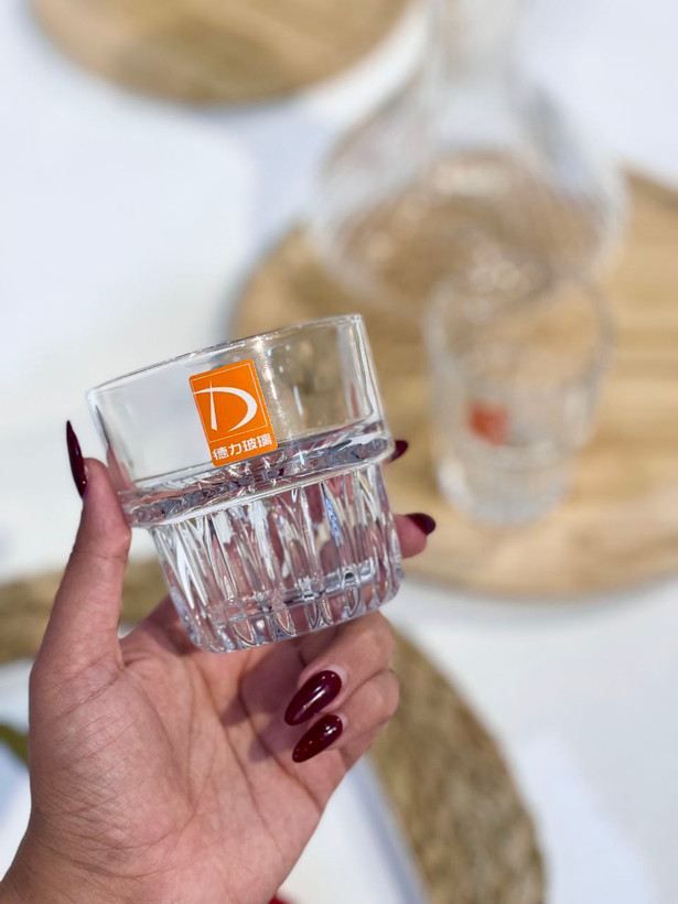 لیوان و نیم لیوان Cascading محصول وارداتی Deli Glass